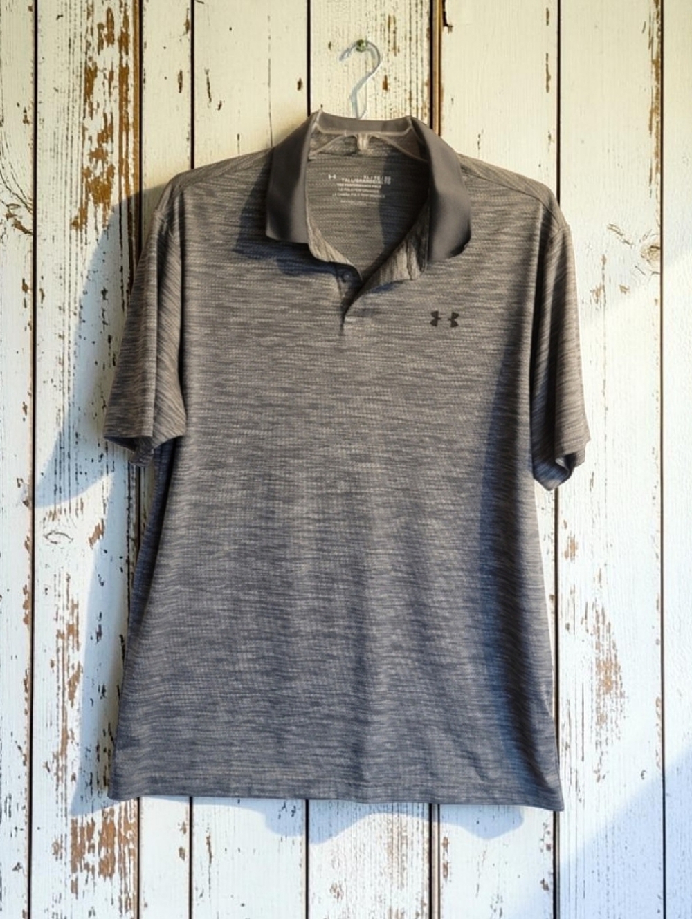 Under Armour Men's Gray Polo Shirt Size XL